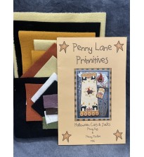 Halloween Cats & Jacks Penny Rug Kit